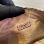 Replica Prada 1BH204 Mini Bags Prada Crossbody Leather bag In Apricot - Image 8