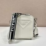 Replica Prada 2VH154 Saffiano leather shoulder bag White - Image 4