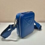 Replica Prada 2VH154 Saffiano leather shoulder bag Blue - Image 2