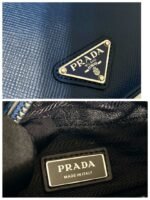 Replica Prada 2VH154 Saffiano leather shoulder bag Blue - Image 8