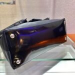 Replica Prada Signaux Nylon and Leather Hobo Bag 1BC160 Black - Image 6