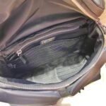 Replica Prada Signaux Nylon and Leather Hobo Bag 1BC160 Black - Image 7