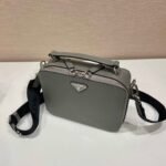 Replica Prada 2VH069 Brique Saffiano leather bag Gray - Image 2