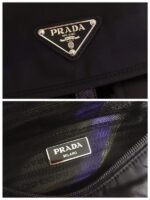 Replica Prada Nylon Shoulder Bag 1BD225 Black - Image 5