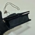 Replica Prada sequins-studded card holder with shoulder strap 1MR024 Black - Image 5
