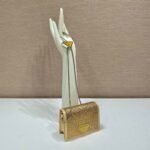 Replica Prada Crystal-studded card holder with shoulder strap 1MR024 Yellow Crystal - Image 2