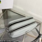 Replica Prada Leather bag with shoulder strap 1BH082 Gray - Image 6