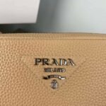 Replica Prada Leather bag with shoulder strap 1BH082 Apricot - Image 2