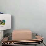 Replica Prada Leather bag with shoulder strap 1BH082 Pink - Image 4