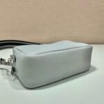 Replica Prada Leather bag with shoulder strap 1BH082 White - Image 4