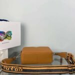 Replica Prada Leather bag with shoulder strap 1BH082 brown - Image 4