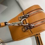 Replica Prada Leather bag with shoulder strap 1BH082 brown - Image 5