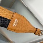 Replica Prada Leather bag with shoulder strap 1BH082 brown - Image 6