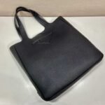 Replica Prada 2VG092 Leather Tote Shoulder Bags Black - Image 3