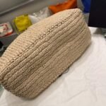 Replica Prada Small Raffia tote bag 1BG422 Apricot - Image 5