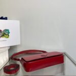 Replica Prada Brushed leather Prada Femme 1BD323 Red - Image 4