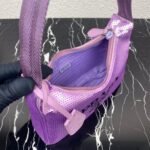 Replica Prada 1NE515 Re-Edition 2000 sequined Re-Nylon mini-bag Purple - Image 7