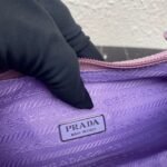 Replica Prada 1NE515 Re-Edition 2000 sequined Re-Nylon mini-bag Purple - Image 8