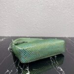 Replica Prada 1NE515 Satin mini-bag with artificial crystals Green - Image 3
