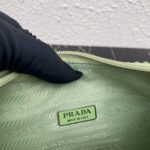 Replica Prada 1NE515 Satin mini-bag with artificial crystals Green - Image 8