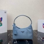 Replica Prada 1NE515 Re-Nylon Re-Edition 2000 mini-bag Blue - Image 7