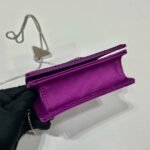 Replica Prada Cardholder with shoulder strap and sequins 1MR024 Purple - Image 5