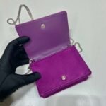 Replica Prada Cardholder with shoulder strap and sequins 1MR024 Purple - Image 6