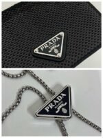 Replica Prada Cardholder with shoulder strap and sequins 1MR024 Black - Image 8