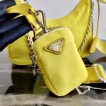 Replica Prada 1BH204 Prada Re-Edition 2005 Nylon Bag Light Yellow - Image 6