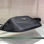 Replica Prada 2VL033 Nylon and Saffiano leather belt Bag in Black - Image 4