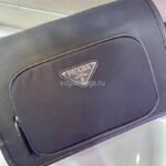 Replica Prada 2VD041 Re Nylon And Saffiano Leather Shoulder Bag in Black - Image 4