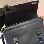 Replica Prada 2VD018 Shoulder Bag Men Black and Blue - Image 6