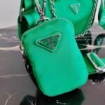 Replica Prada 1BH204 Prada Re-Edition 2005 Nylon Bag Green - Image 5
