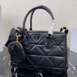 Replica Prada Small Prada Galleria Saffiano Leather bag 1BA863 Black - Image 6