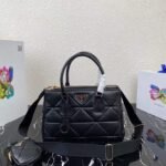 Replica Prada Small Prada Galleria Saffiano Leather bag 1BA863 Black - Image 9