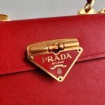 Replica Prada Saffiano Leather Symbole Bag 1BN021 Red - Image 5