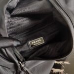 Replica Prada Re-Nylon and leather Backpack 2VZ092 Black - Image 7