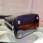 Replica Prada Panier ostrich leather 1BA319 Bag Black - Image 5