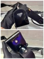 Replica Prada Panier ostrich leather 1BA319 Bag Black - Image 6