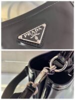 Replica Prada Panier ostrich leather 1BA319 Bag Black - Image 7
