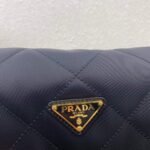Replica Prada Nylon Vintage Chain Stray Bag 1BD630 Black - Image 4
