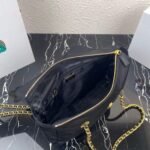 Replica Prada Nylon Vintage Chain Stray Bag 1BD630 Black - Image 7