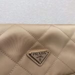 Replica Prada Nylon Vintage Chain Stray Bag 1BD630 Apricot - Image 3