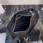 Replica Prada Nylon Vintage Chain Stray Bag 1BD625 Black - Image 6