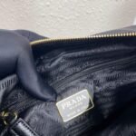 Replica Prada Nylon Vintage Chain Stray Bag 1BD620 Black - Image 7