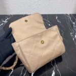 Replica Prada Nylon Vintage Chain rhombus stray Bag 1BD619 Apricot - Image 4
