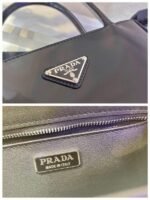 Replica Prada Brushed leather handbag 1BA320 Black - Image 8