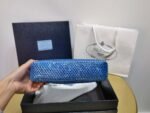 Replica Prada 1NE515 Satin mini-bag with artificial crystals Blue - Image 4