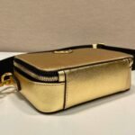 Replica Prada 2VH070 Saffiano Gold leather Prada Brique bag - Image 4