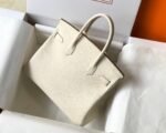 Replica Hermes Birkin Designer Tote Bag Epsom Leather 28355 White - Image 2